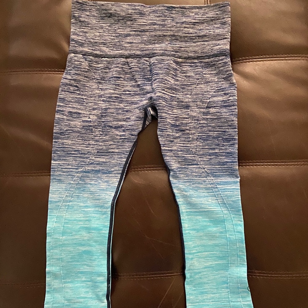Girls Who Lift ombré 3/4 legging